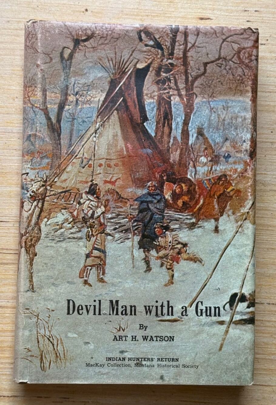 Devil Man with a Gun by Art Watson 1967 SIGNED by Author HC DJ
